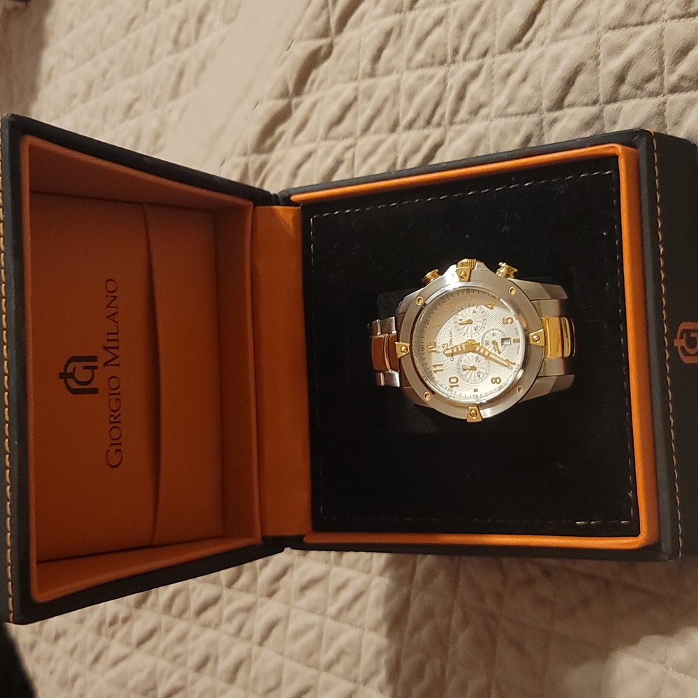 New Never Worn In Original Box Stainless Steel Giorgio Milano Watch